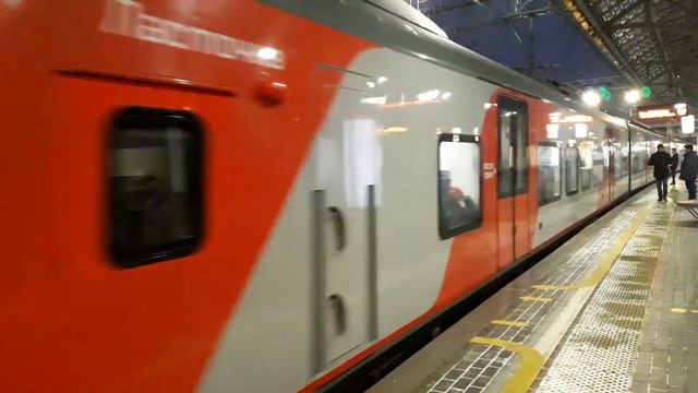 [РЖД] [МЦК] Электропоезд ЭС2Г-053 рейсом против часовой стрелки на МЦК. смотреть онлайн