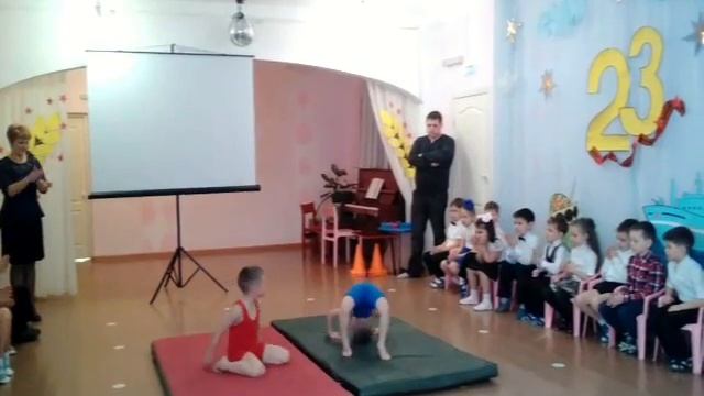 Греко-римская борьба. Показательное выступление в садике. смотреть онлайн