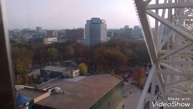 Парк Горького. Харьков. КОЛЕСО ОБОЗРЕНИЯ 🎡 смотреть онлайн