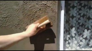 Декоративная штукатурка, "Американка" "Гротто" из обычной фасадной шпаклевки. Самая простая, дешева