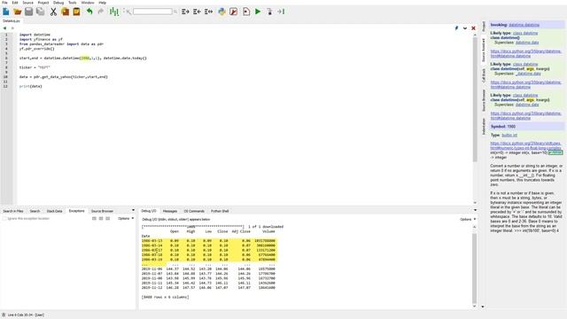 Python Financial Data Acquisition using Yahoo Finance and Pandas Tutorial смотреть онлайн