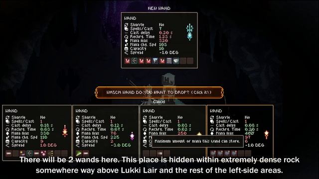 Noita - (Snowy Depths) How to solve the Eye puzzle (for wands and achievement) смотреть онлайн