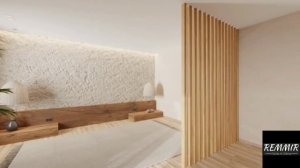 Монтаж интерьерных реек МДФ в качестве двухсторонней перегородки