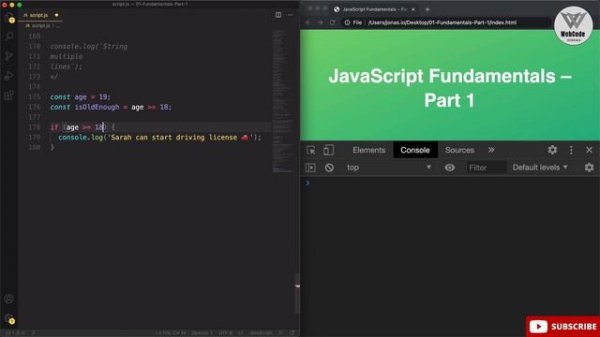 The Complete JavaScript Course 2023: From Zero to Expert! | JavaScript Fundamentals Part 1 #2