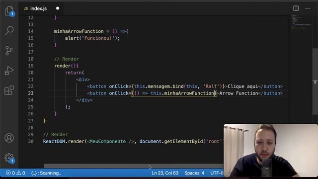 ReactJS Básico 12 - Arrow Function смотреть онлайн