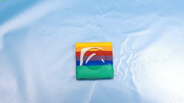 Paint with #epoxy ? 2 Sides Rainbow Collier ? DIY Jewelry смотреть онлайн