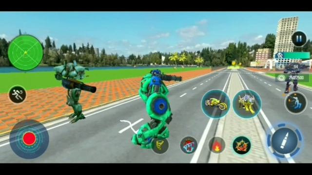 Flying Tiger Robot Game ll Robot game Android ll animals game ll смотреть онлайн