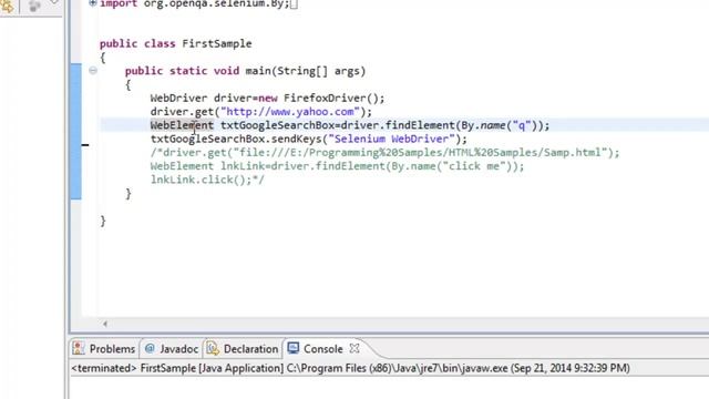 [Selenium WebDriver Videos]: How to find a web element using Selenium WebDriver i.e findElement смотреть онлайн