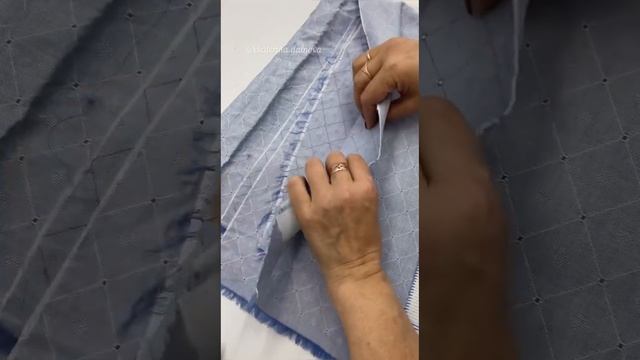 Воротничковый дублерин. Какой применить температурный режим. #sewing #pattern #дублерин #шитье смотреть онлайн