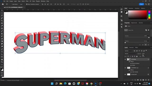 Old Comic Book Text effect in Photoshop | [ Old Superman Movie Poster ] смотреть онлайн