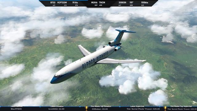 FlyJSim Boeing 727 Freighter Flown By 737 Pilot | Havana - St. Maarten SXM | X-Plane 11