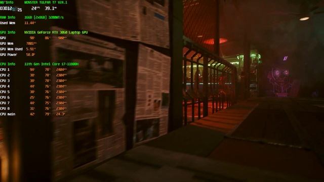 Cyberpunk 2077 1.5 Ultra Settings - RTX:ON,DLSS:Quality (Monster Tulpar T7 24.1) смотреть онлайн