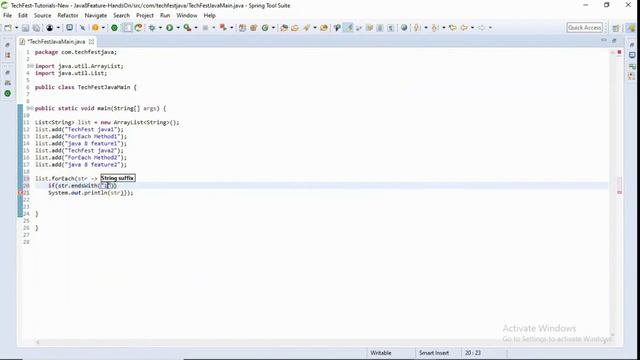 ForEach Method in Java 8 смотреть онлайн