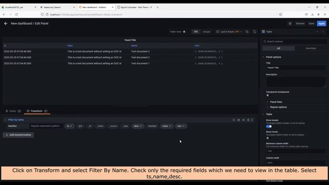 Elasticsearch And Grafana - Troubleshooting Dashboards