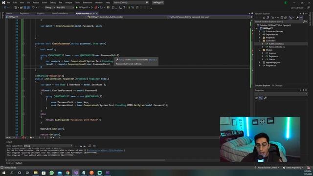 .NET 6 API Authentication With JWT (JSON Web Tokens) | User Registration, Login, And Creating JWT смотреть онлайн