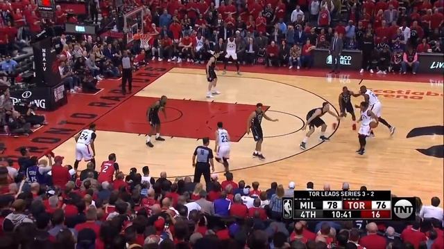 Toronto Raptors 26-3 run vs Milwaukee Bucks in 2019 NBA Eastern Conf Finals Game 6 смотреть онлайн
