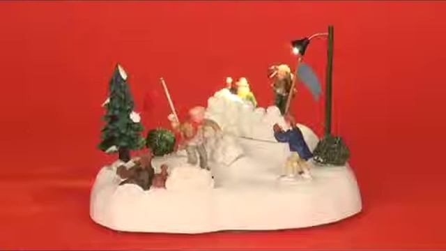 «Игра в снежки» 84841, ТМ Lemax смотреть онлайн