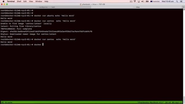 Hello world trong Docker смотреть онлайн