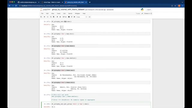 Mastering Pandas groupby method to split and combine data and apply functions? смотреть онлайн
