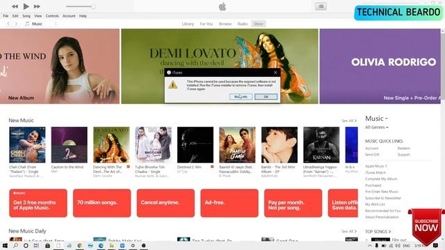 How To Fix This IPhone Cannot Be Used Because The Required Software Is Not Installed I ITunes Issue
