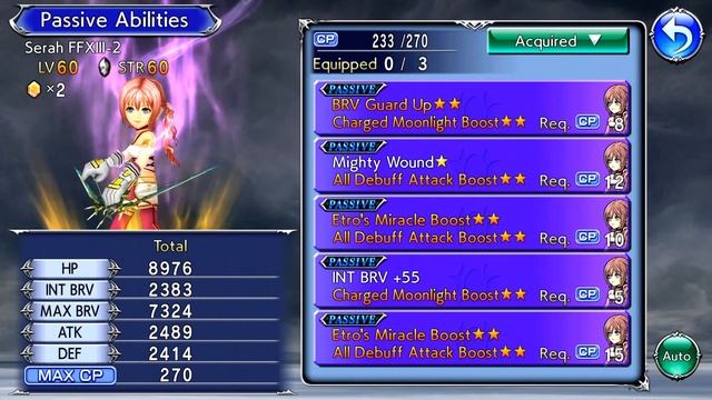 Dissidia Final Fantasy Opera Omnia Serah Build смотреть онлайн