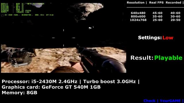 Enemy Front on GeForce GT 540M |✔| смотреть онлайн