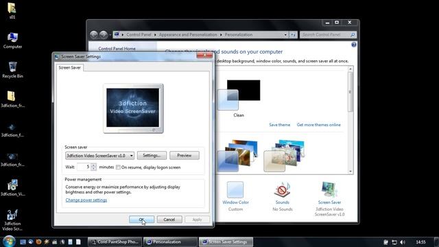 3dfiction Video ScreenSaver Tutorial смотреть онлайн