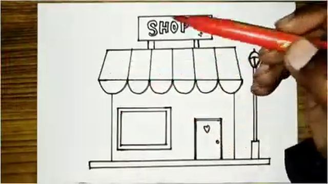 Shop drawing / How to draw shop drawings / Shop sketch #howtodraw #theartbook #art #shopdrawing смотреть онлайн