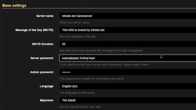 How To Set Your #ARK Server Password ? #Nitrado Tutorial