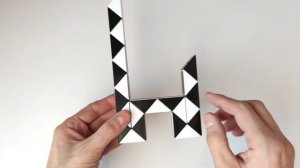 СОБАКА ИЗ ЗМЕЙКИ РУБИКА. Фигуры из змейки Рубика #6