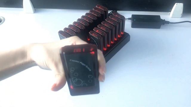Restaurant Pager System Wireless Calling Pager System Support Buzzer Vibration Led Light смотреть онлайн