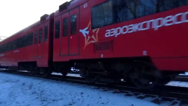 Электропоезд ЭД4МКМ-АЭРО-0006 "Аэроэкспресс" экспресс "Аэропорт "Домодедово Москва Павелецкая" смотреть онлайн