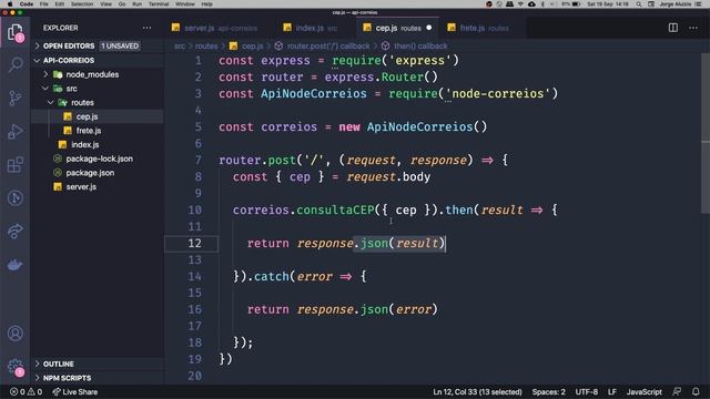 Conhecendo Biblioteca Gratuita Node.js para Consulta de CEP e Cálculo de Frete na API dos Correios смотреть онлайн