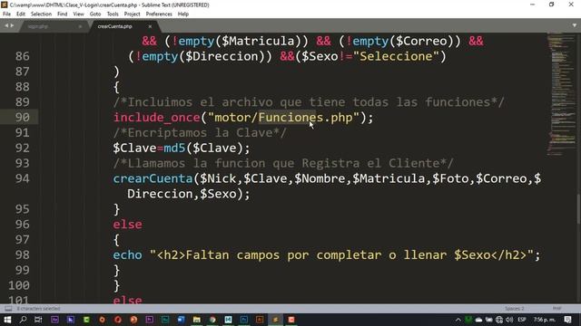 Login PHP смотреть онлайн