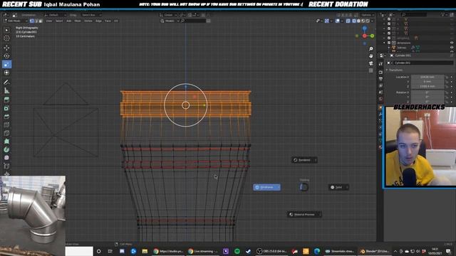 Blender 3D Product Rendering Live - Supra Pipes смотреть онлайн