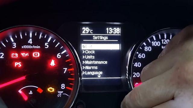 how to reset the service indicator on a nissan qashqai 2012 to 2016 смотреть онлайн