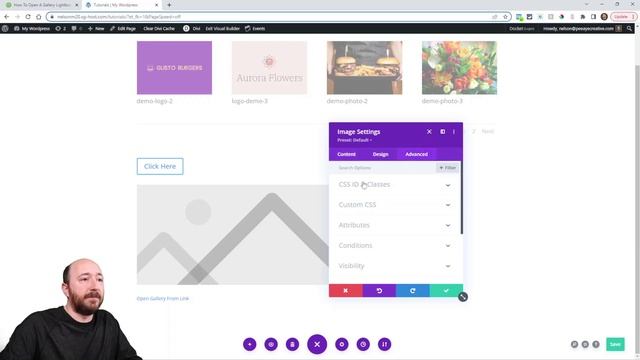 How To Open A Divi Gallery Lightbox By Clicking Any Button, Image, Or Link смотреть онлайн