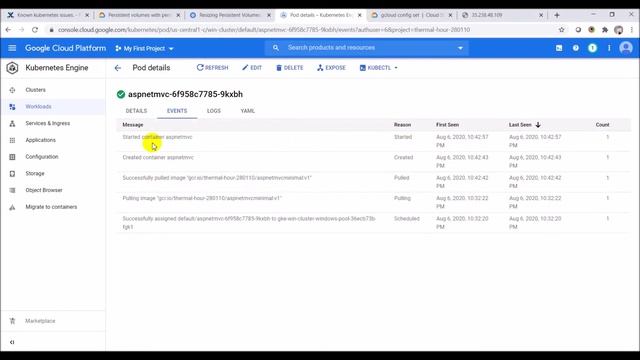 GKE Deploy a Windows image application to Kubernetes by automation script смотреть онлайн