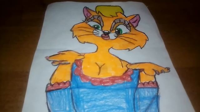 мой рисунок 2 кошка мурка из возращения кота леопольда смотреть онлайн