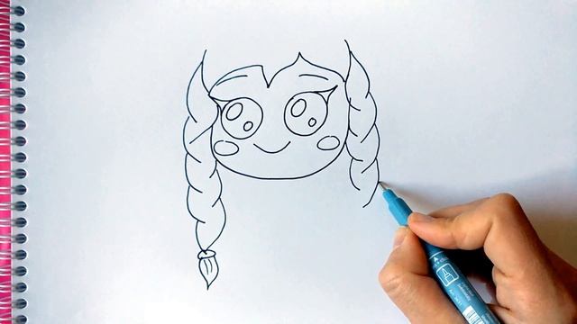 How to draw a Snow Maiden is easy and simple. смотреть онлайн