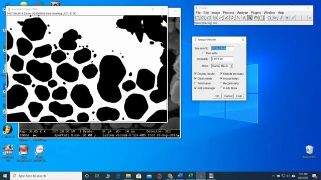 ImageJ - Scanning Electron Microscope (SEM) (Advanced) - Particle Size Analysis | AMC-Tec | #002 смотреть онлайн