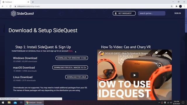 Setup SideQuest In 5 Minutes! (read description) смотреть онлайн