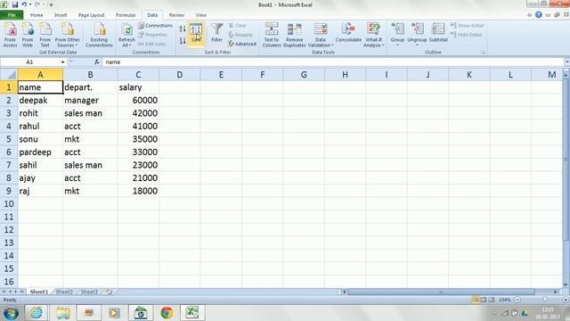 Free Learn Ms-Office 2010 Topic Sort and Filter in excel 2010 смотреть онлайн