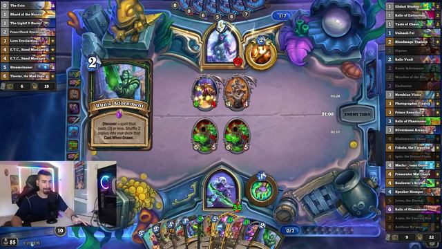 0 Mana DH Titan Is Actually So Good I Could Not Even Play It! Relics Aggro DH At Titans Hearthstone смотреть онлайн