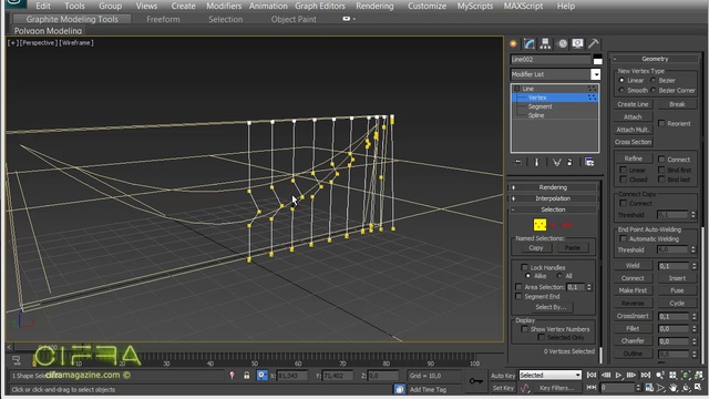 Создание сложной формы в 3ds max на основе сплайна смотреть онлайн