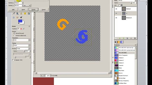 GIMP: How to create a cool logo (improved audio version) смотреть онлайн