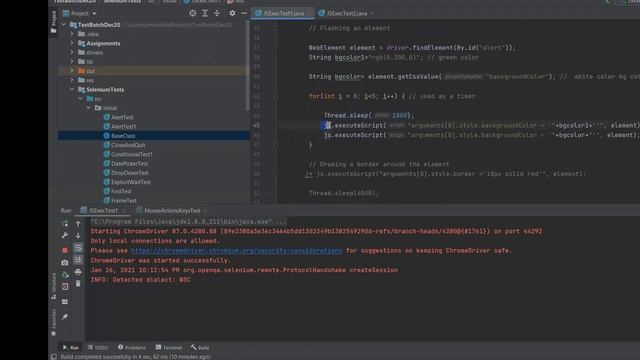 JavaScriptExecutor | Features смотреть онлайн