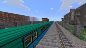 〘?〙Обзор на MTM мод на метро для Minecraft Pe / Bedrock
