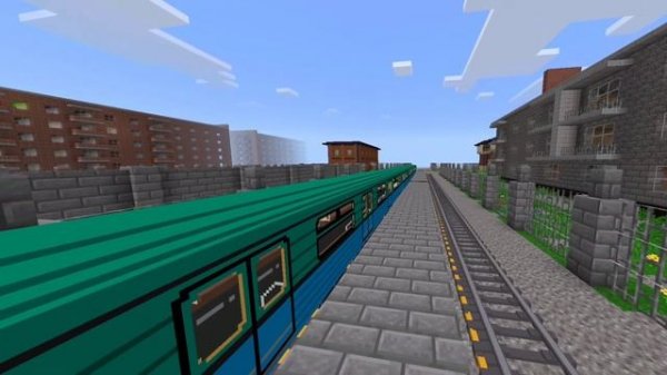 〘?〙Обзор на MTM мод на метро для Minecraft Pe / Bedrock