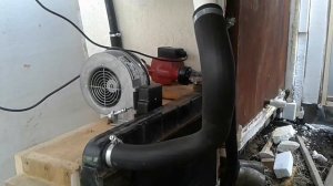 Водяной тепловентилятор из автомобильного радиатора в рассаднике